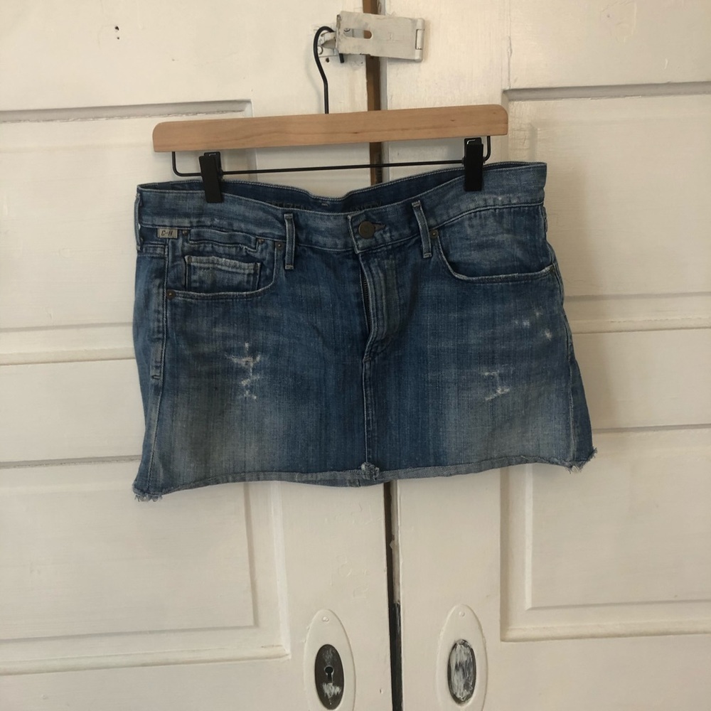 Citizens of humanity low rise jean skirt size 28
